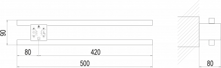 Полка Электро П2 ПРОФ 500х90 NEW Кинешма - фото 4