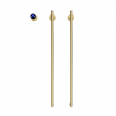 Рондо П2 350х760 электро Полотенцесушитель TERMINUS Брашированное золото Кинешма - фото 2 Рондо П2 350х760 электро Полотенцесушитель TERMINUS Брашированное золото Кинешма - фото 2