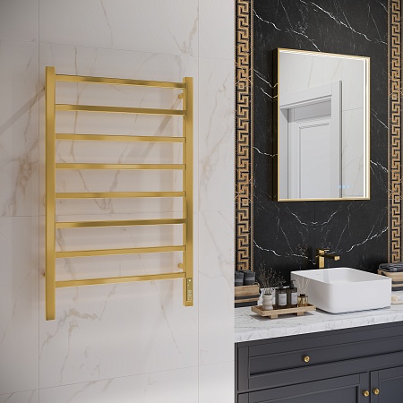 Ватикан П8 500х850 Электро Полотенцесушитель TERMINUS Брашированное золото Кинешма - фото 3 Ватикан П8 500х850 Электро Полотенцесушитель TERMINUS Брашированное золото Кинешма - фото 3