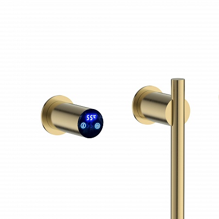 Рондо П2 350х760 электро Полотенцесушитель TERMINUS Брашированное золото Кинешма - фото 4 Рондо П2 350х760 электро Полотенцесушитель TERMINUS Брашированное золото Кинешма - фото 4